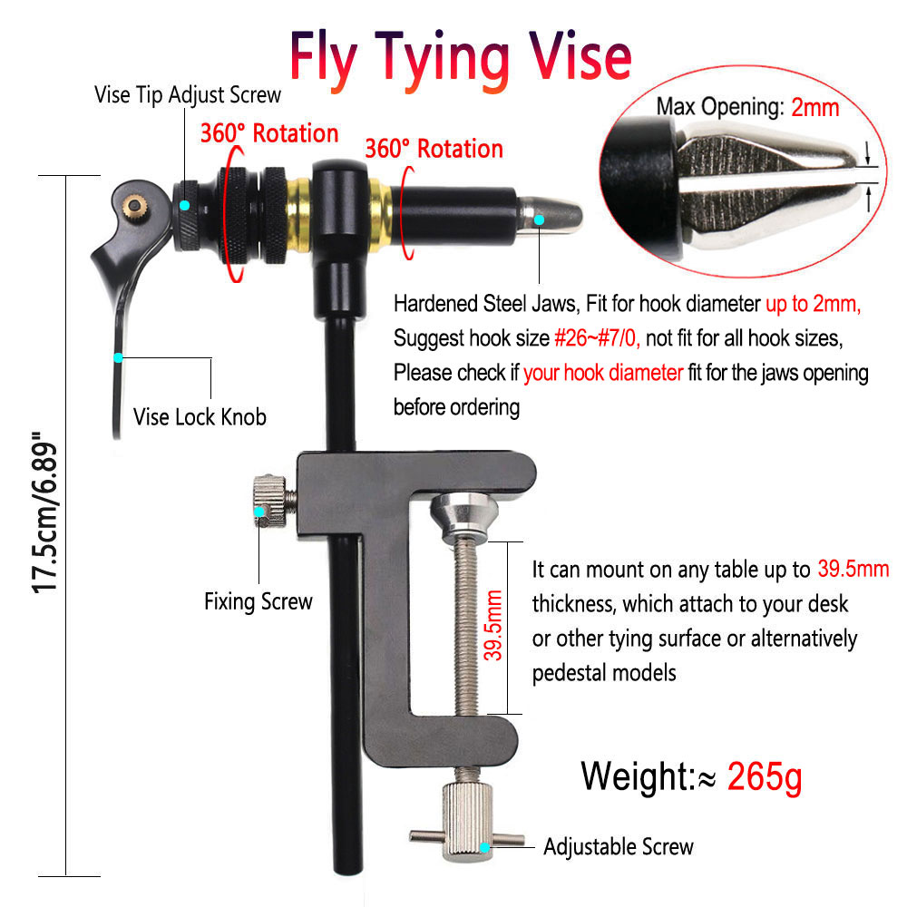 1PC 360 °   Morsa de rotação t - Fishing Lure Making Kit avaliação e preço