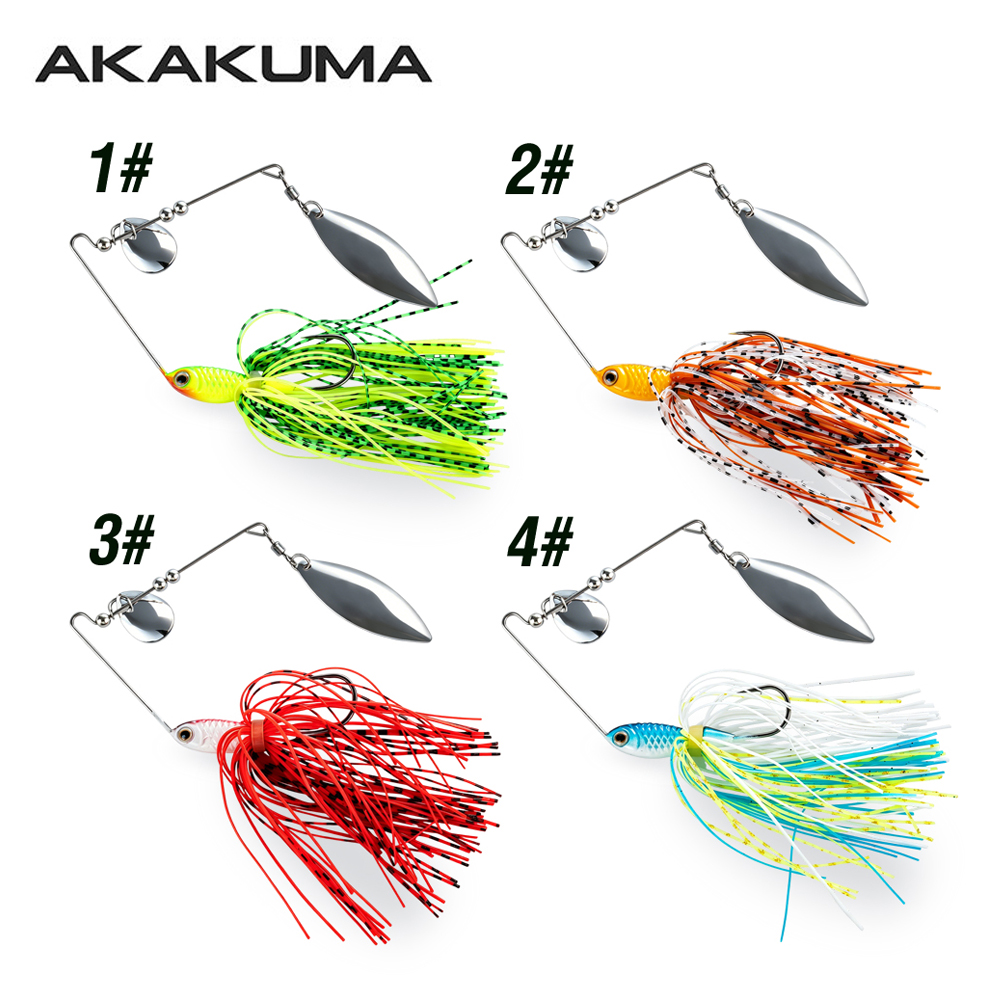 4 Iscas Artificiais Spinnerbai - Fishing Lure Blade Bait avaliação e preço