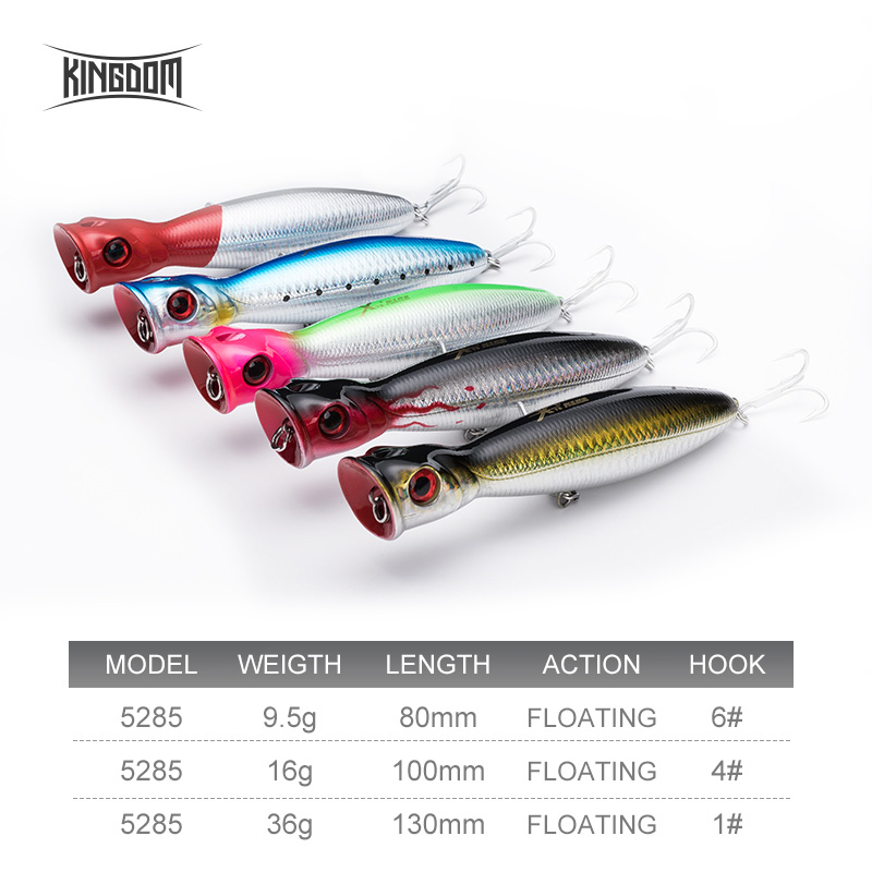 Reino flutuante popper isca de - Fishing Lure Popper avaliação e preço