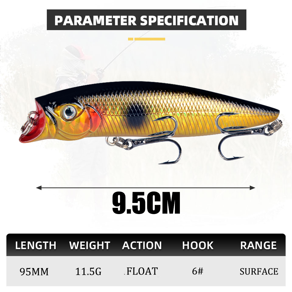 1 pçs iscas de pesca alta qual - Fishing Lure Popper avaliação e preço