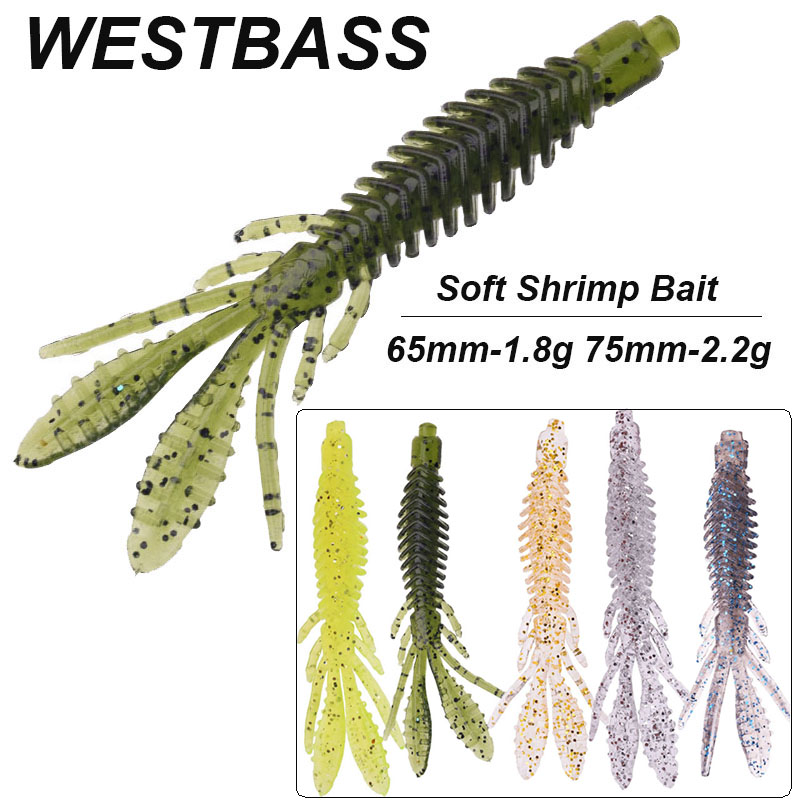 Westbass 5 pçs iscas de larva  - Fishing Lure Soft Plastic avaliação e preço