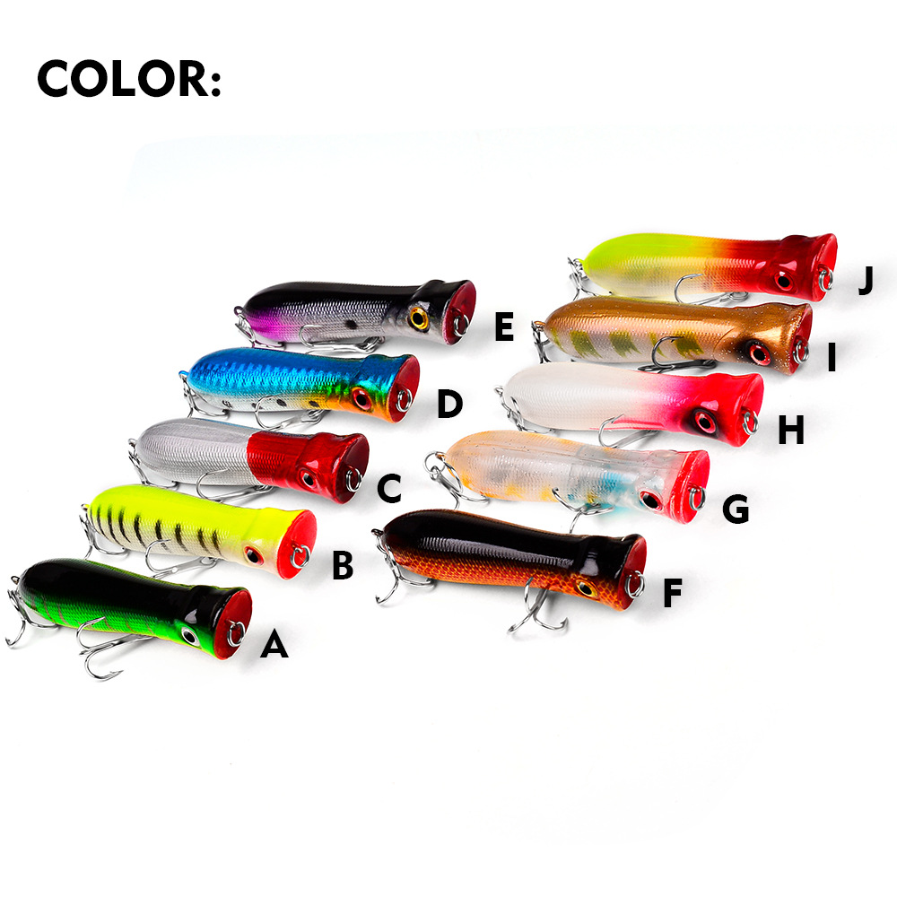 Popper de fundição longa premi - Fishing Lure Popper avaliação e preço