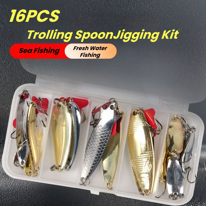 Kit de Iscas de Pesca com 16 P - Fishing Lure Swimbait avaliação e preço