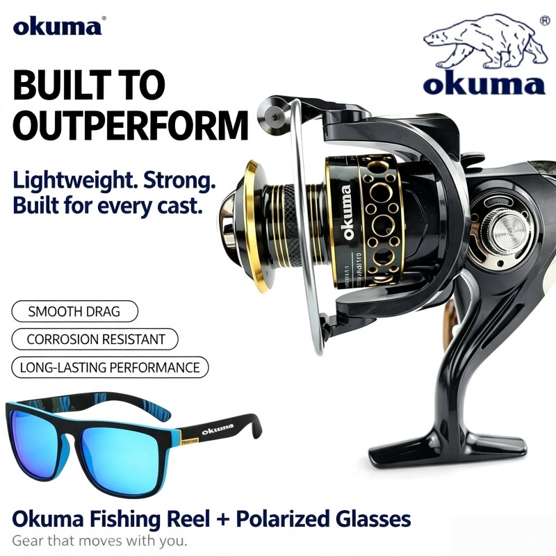 Carretilha de Pesca OKUMA, Car - Abu Garcia Reel Max avaliação e preço